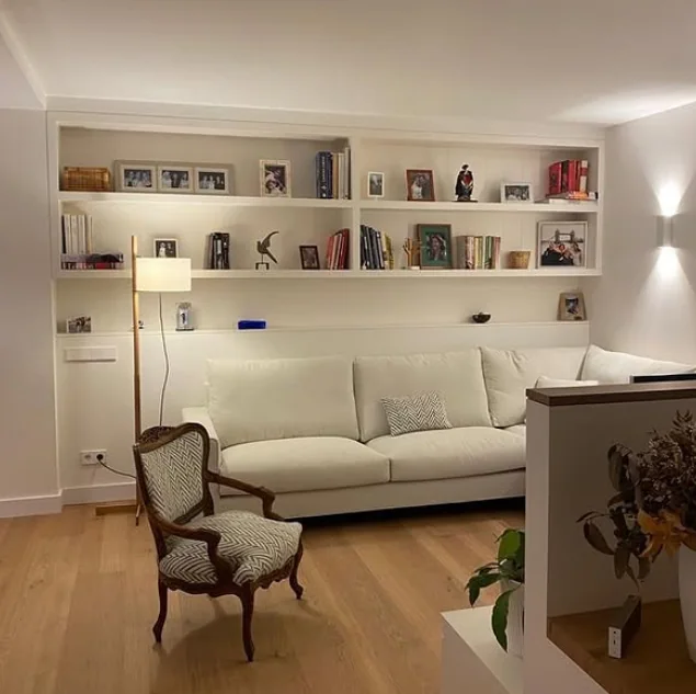 Mueble de salón y librería a medida realizado por Aritzmendi